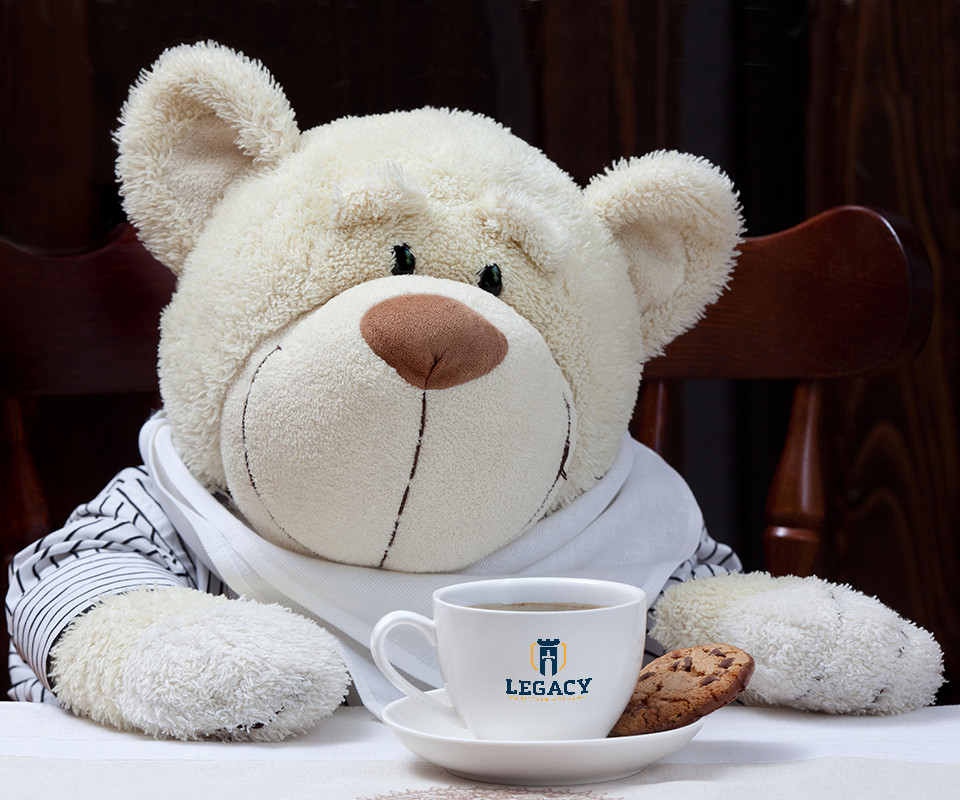teddy bear boba tea